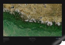 Himalaya Nepal Karte